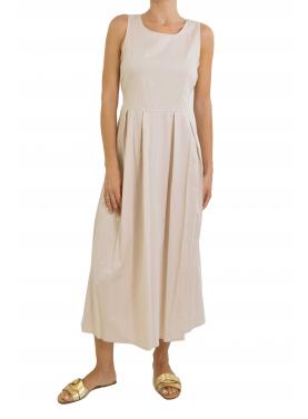Vestito in cotone con zip e fiocco sul retro "Kelly"